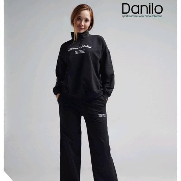 بلوز و شلوار نیم زیپ کد100883 - تصویر 1