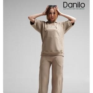 وست کلاهدار تیکه دوزی جیب کانگورویی