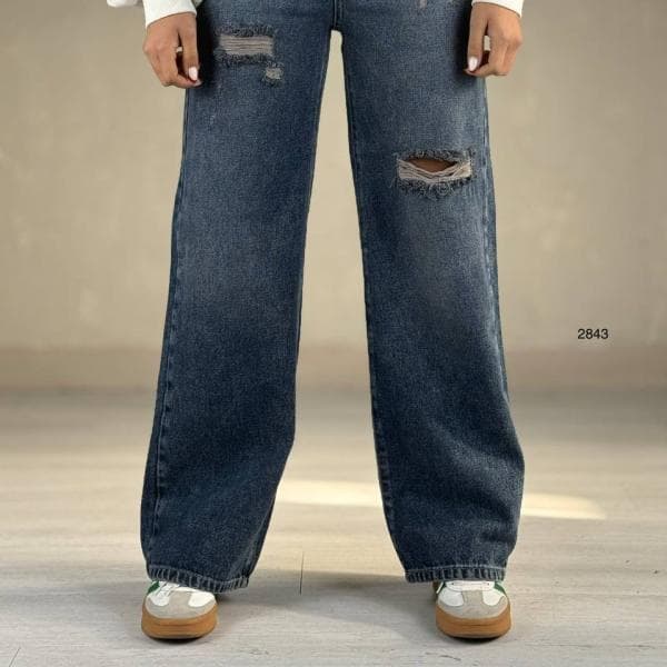 شلوار بگ زاپدار کد:2843 - تصویر 2