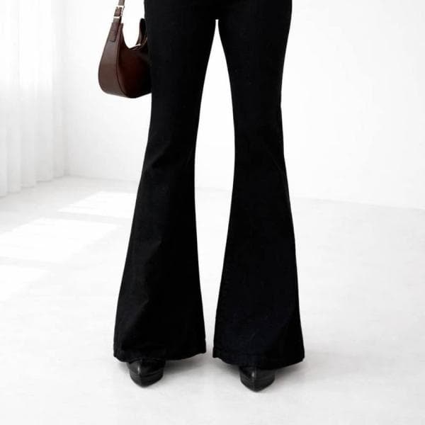 شلوار بوتکات مشکی - تصویر 2