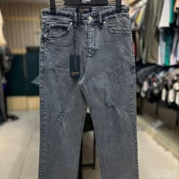 شلوار جین بگ زاپ دار کد4003332590