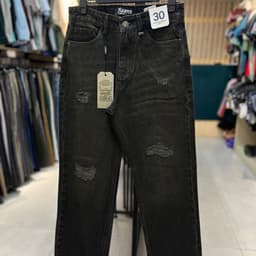 شلوار جین بگ 5 جیب زاپ دار کد4003622872