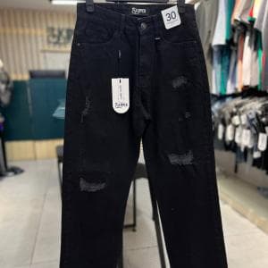 شلوار جین بگ زاپ دار کد4003622868