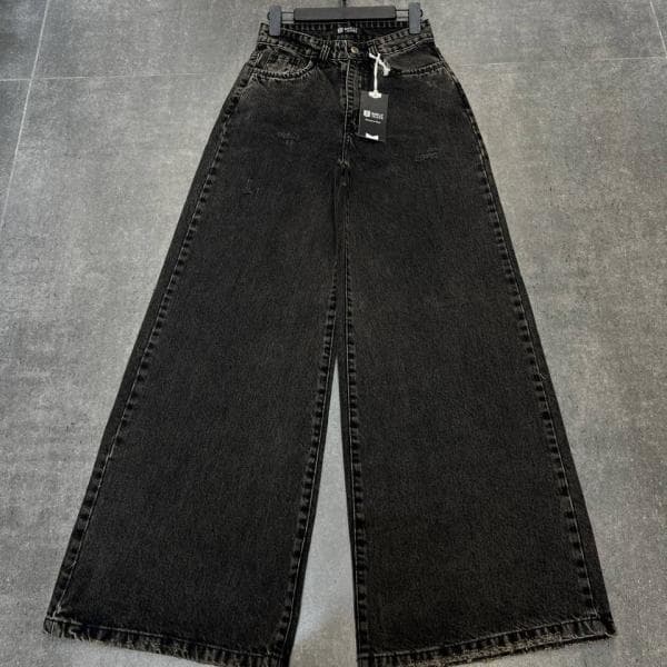 شلوار فول بگ زغالی روشن کد5090/5