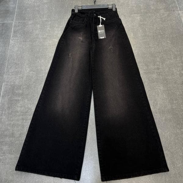 شلوار فول بگ زغالی کد5090/2