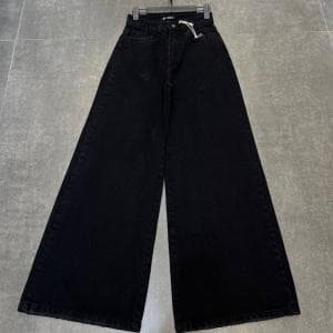 شلوار فول بگ زغالی کد5090/1