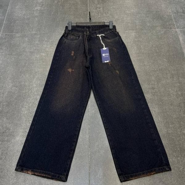 شلوار نیم بگ پشت کش قد 90 - تصویر 3