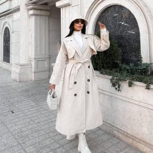 بارانی بلند اور سایز