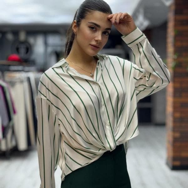 شومیز ساتن کد3248 - تصویر 2