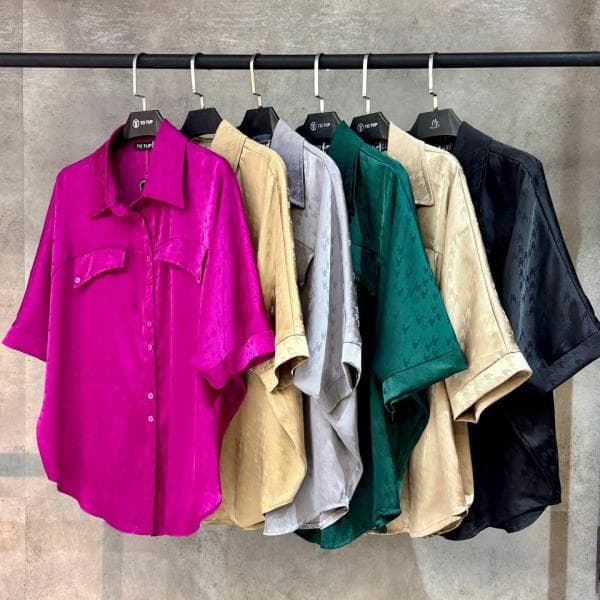 شومیز ساتن کد3051 - تصویر 3