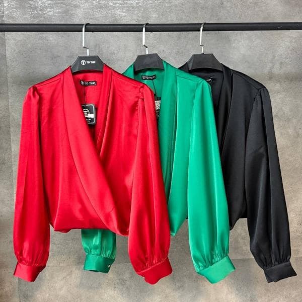 شومیز ساتن کد3392 - تصویر 3