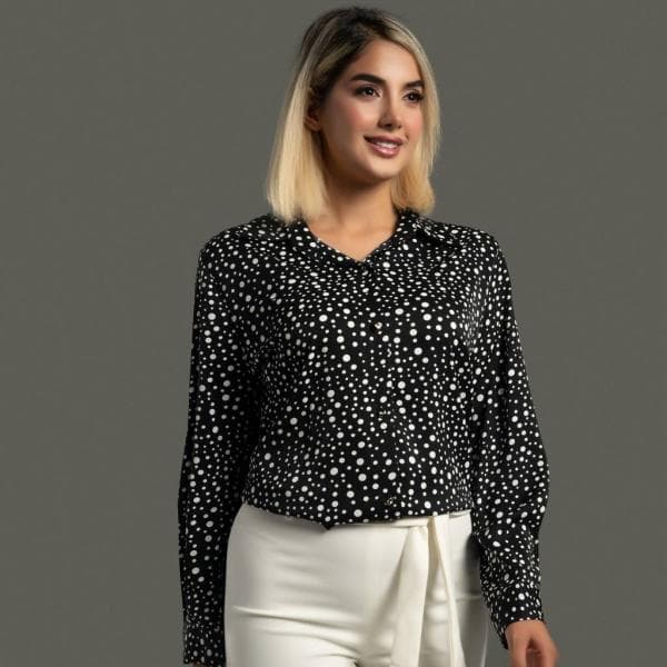 بلوز ساتن کد5261 - تصویر 3