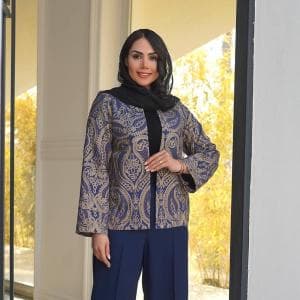 کت و شلوار سوزن دوزی کدد1418