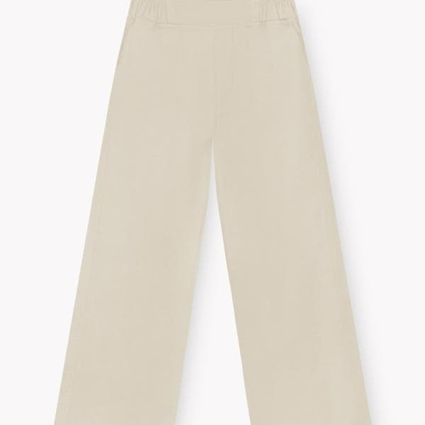 شلوار لینن Wide leg زنانه W2177 - تصویر 1