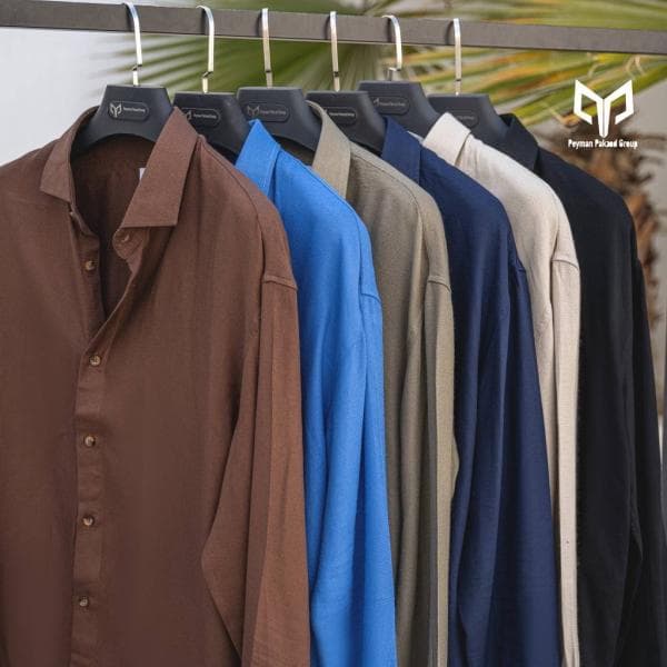 پیراهن مردانه ساده - تصویر 5