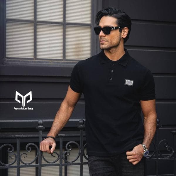 تیشرت مردانه دکمه ای - تصویر 3