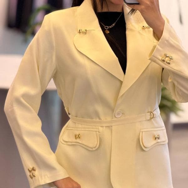 کت سیلک پاپیون کد0197 - تصویر 2