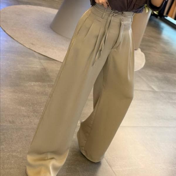 شلوار سیلک کمر دوبند - تصویر 1