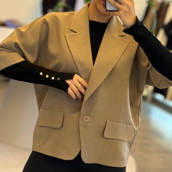 کت بزایاق تک دکمه کد0234 - تصویر 4