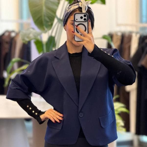 کت بزایاق تک دکمه کد0234 - تصویر 5