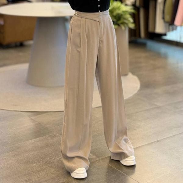 شلوار سیلک کمر پاگن کد0201 - تصویر 1