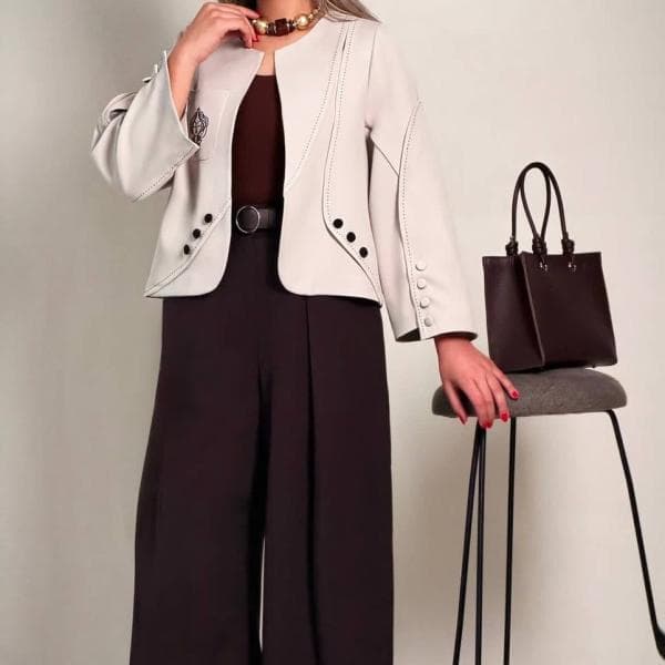 ست کت شلوار شفق کد4172 - تصویر 3