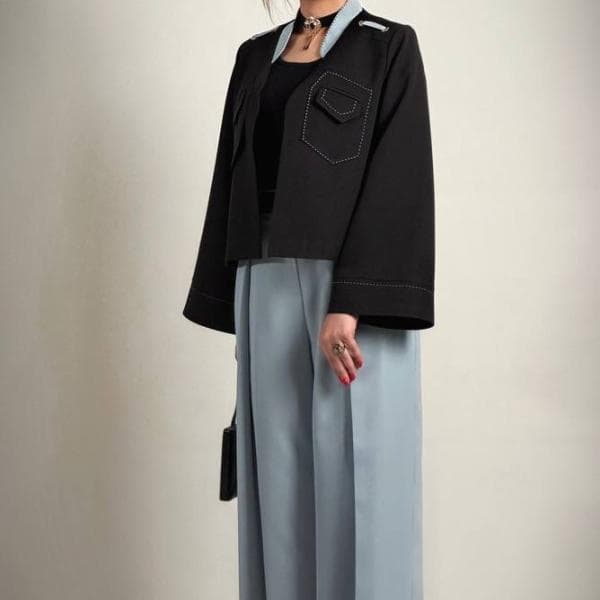 ست کت و شوار کرپ کد4165 - تصویر 3