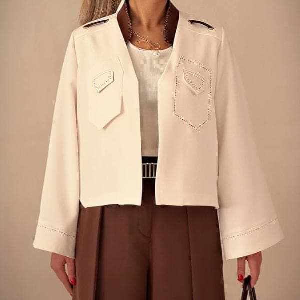 ست کت و شوار کرپ کد4165 - تصویر 1