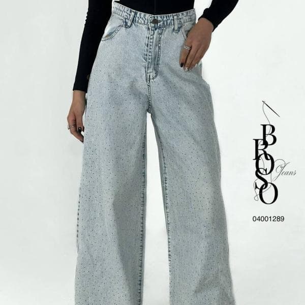 شلوار سوپربگ نگین دار - تصویر 1