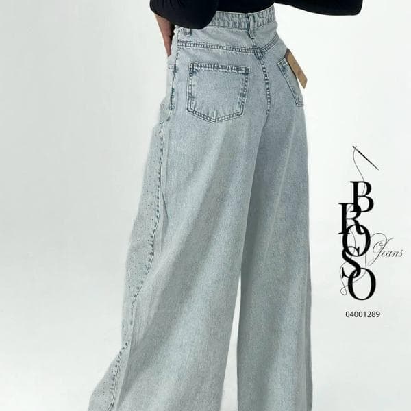 شلوار سوپربگ نگین دار - تصویر 2