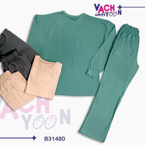 بلوز شلوار دورس پسرانه کدB31478 - تصویر 3