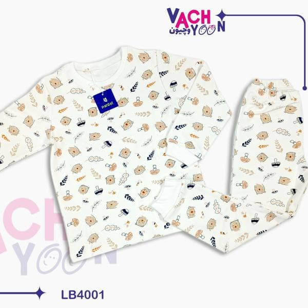 بلوز شلوار خرس کدLB4001