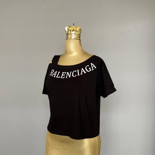 تیشرت تک بند قایقی Balenciaga پنبه کد 727 (هر عدد 95/000 تومان) - تصویر 2