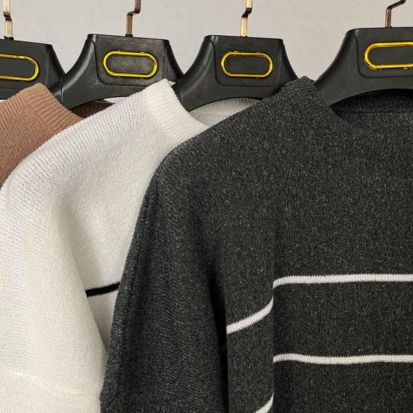 بلوز تک راه راه نخ اعلا کد 9008 (هر عدد 180/000 تومان) - تصویر 3
