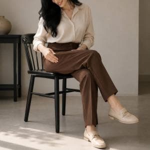 شلوار پارچه ای زنانه هلن کد WP010