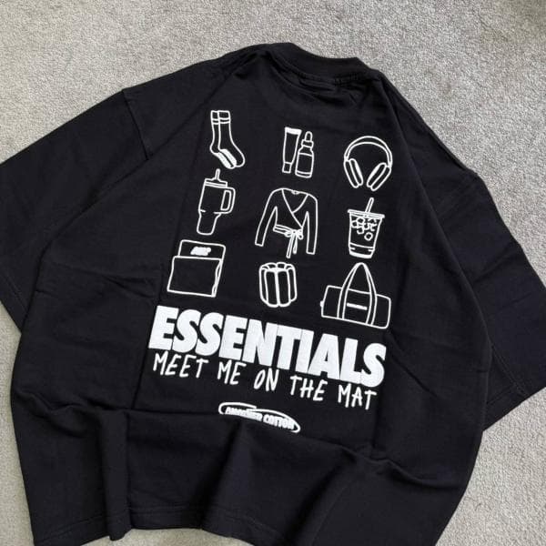 تیشرت  دو نخ چاپی ESSENTIALS - تصویر 3