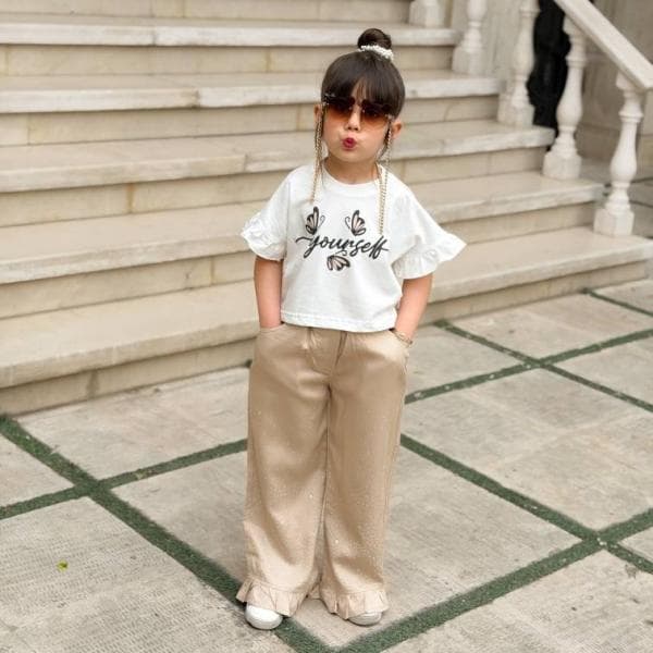 کراپ و  شلوار کتان - تصویر 1