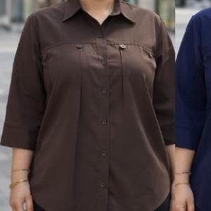شومیز زنانه کتان سیلک