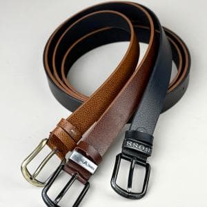 کمربند چرم صنعتی قلاب زبانه دار اسپرت
