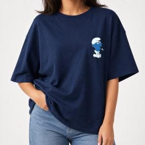 تیشرت باکسی اسمورف