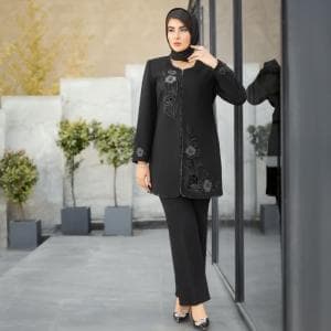 کت گلدوزی مدل نیلوفر مغزی دوزی کد 2277
