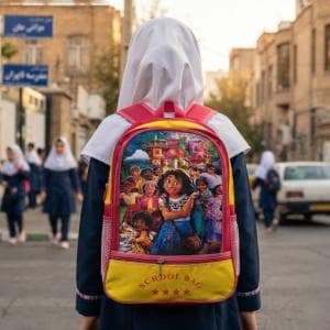 کوله پشتی مدرسه بچگانه