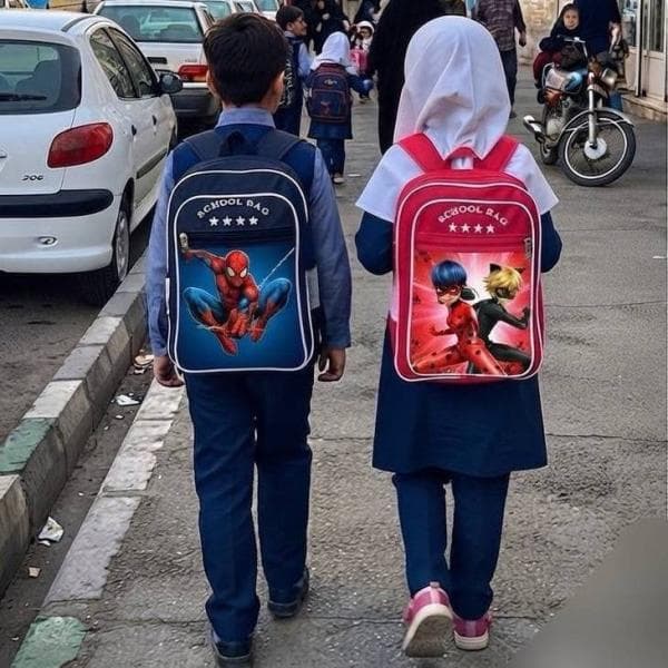 کوله پشتی مدرسه بچگانه - تصویر 2