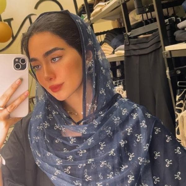 شال توری چاپی پاپیون - تصویر 3