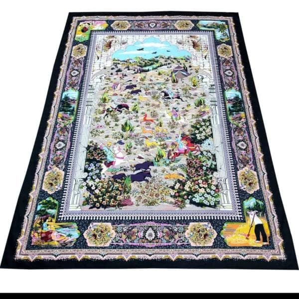 روفرشی زیر سفره شانل مخمل 200× 150 - تصویر 6
