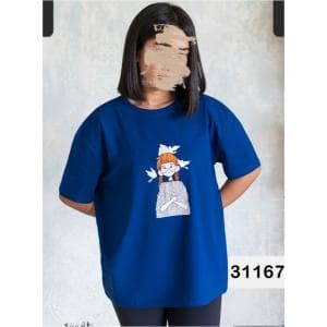 تیشرت زنانه طرح Nerd girl