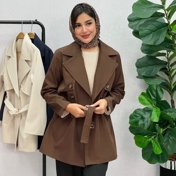 بارونی  زنانه مدل یاس - تصویر 2