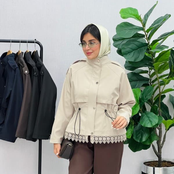 بارانی زنانه مدل شبنم - تصویر 4