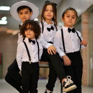 ست 4 تیکه بچگانه خواهر و برادری کد102