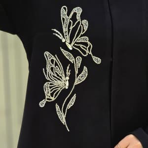 کت زنانه مدل گل و پروانه